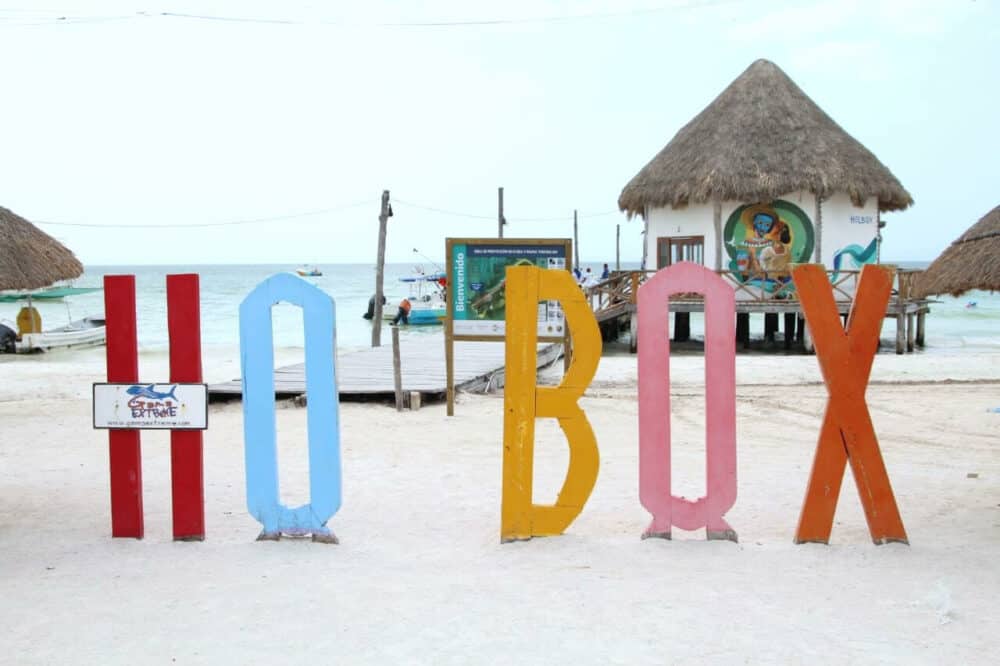 Holbox Quintana Roo - Letrero