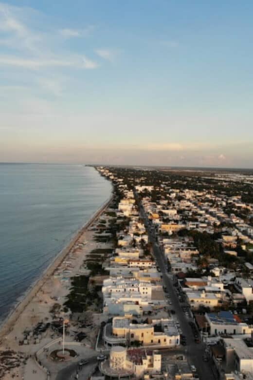 Puerto Progreso Yucatán - vista aérea