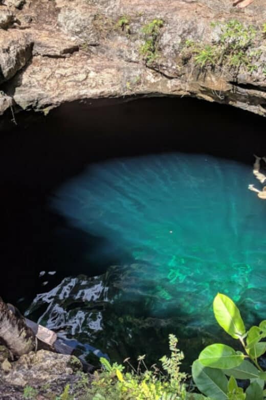 Cenote Calavera - Entrada