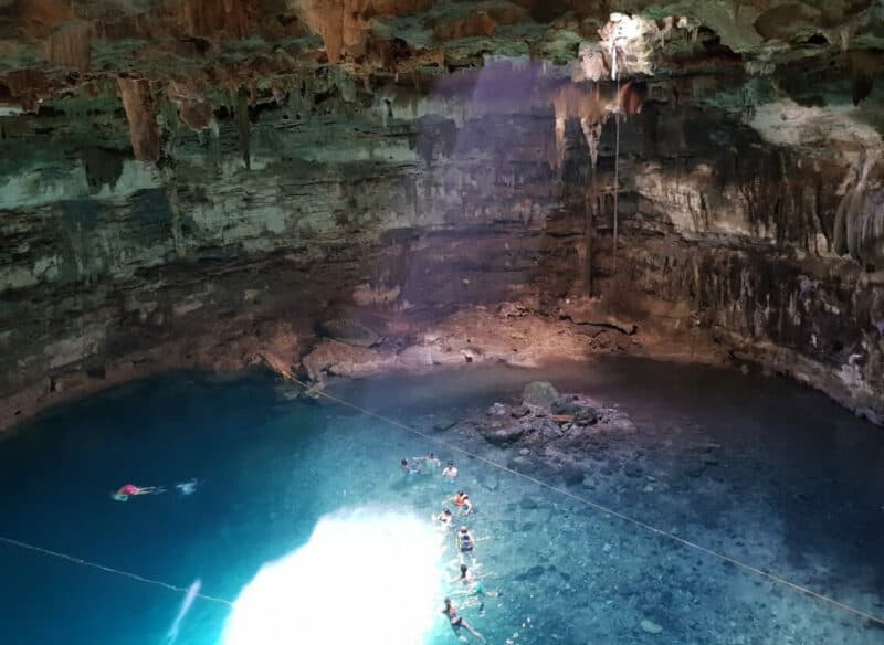 Cenote Samulá Maravilloso Espectáculo De Luces Info Quintana Roo