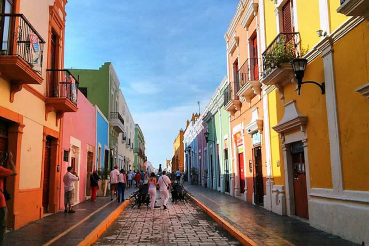 Lugares turísticos de Campeche - La calle 59 de Campeche